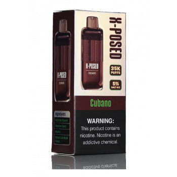 X-Posed 5% Disposable Pod - 35000 Puffs